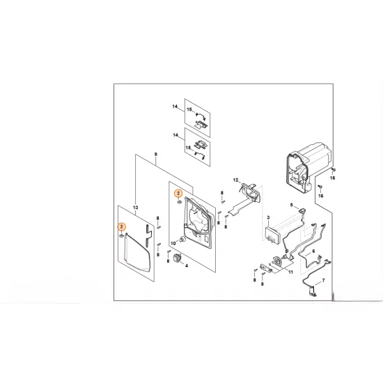 STIHL  Klamra zabezpieczająca 4854 706 0200